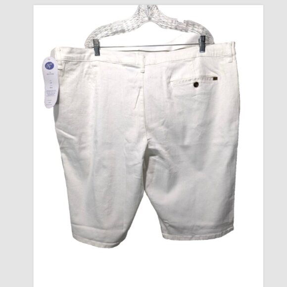 Diane Gilman DG2 Super Stretch City 14" Shorts White Plus Size 24W - Picture 2 of 2